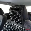 Amio Automobilio sėdynės kilimėlis su karoliukais 126 × 44 cm - juoda
