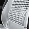 Amio Automobilio sėdynės kilimėlis su karoliukais 131 x 46 cm - pilka