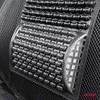 Amio Automobilio sėdynės kilimėlis su karoliukais 125 x 52 cm - juoda