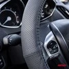 Amio Automobilio vairo užvalkalas 37-39 cm, natūrali oda, SWC-50-M