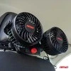 Amio Automobilio ventiliatorius prie galvos atramos su USB įkrovikliu 2x4" 12V