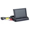Amio Parkavimo pagalbos sistema TFT02 4,3" su HD-501-IR kamera, 4 juodi jutikliai, sunkvežimiams