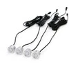 Amio Parkavimo pagalbos sistema TFT02 4,3" su HD-308-LED kamera, 4 sidabro spalvos jutikliai