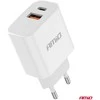 Amio Sieninis įkroviklis PCH PRO-09 USB+USB-C 20W Quick Charge 230V