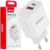 Amio Sieninis įkroviklis PCH PRO-09 USB+USB-C 20W Quick Charge 230V