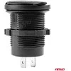 Amio Vandeniui atsparus telefono įkroviklis 2xUSB 12/24V MOD-03