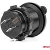 Amio Vandeniui atsparus telefono įkroviklis 2xUSB 12/24V MOD-03