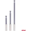 Antgalių laikiklių suktuvui rinkinys, 1/4", 3 vnt., AMIO-04934