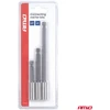 Antgalių laikiklių suktuvui rinkinys, 1/4", 3 vnt., AMIO-04934