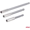 Antgalių laikiklių suktuvui rinkinys, 1/4", 3 vnt., AMIO-04934