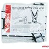 Atšvaitinė liemenė su diržais – juoda AMIO-03938