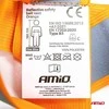 Atšvaitinė liemenė su diržais – oranžinė AMiO-03939