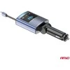 Automobilinis FM siųstuvas, 1×USB-A 1×USB-C 12V 24V AMIO-04656