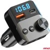 Automobilinis FM siųstuvas, 1×USB-A 1×USB-C 12V 24V AMIO-04647