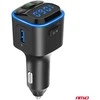 Automobilinis FM siųstuvas, 1×USB-A 2×USB-C 12V 24V AMIO-04651