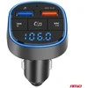 Automobilinis FM siųstuvas, 2×USB-A 12V 24V AMIO-04648