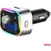 Automobilinis FM siųstuvas, FM 2×USB-A 1×USB-C Micro SD 12V 24V AMIO-04652