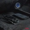 Automobilinis FM siųstuvas su pulteliu, 2×USB-A 12V 24V AMIO-04657
