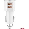 Automobilinis įkroviklis 2x USB-A 3.4A 12/24V AMiO-03888