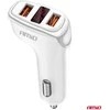 Automobilinis įkroviklis 2x USB-A + battery check 3.1A 12/24V AMiO-03887
