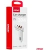 Automobilinis įkroviklis 2x USB-A + USB-C 38W 12/24V AMiO-03886