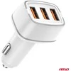 Automobilinis įkroviklis 2x USB-A + USB-C 32W 12/24V AMiO-03890