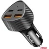 Automobilinis įkroviklis 50W 2xUSB-A + 2xUSB-C AMIO-04284