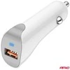 Automobilinis įkroviklis USB-A 2.1A 12/24V AMiO-03873