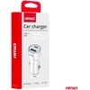 Automobilinis įkroviklis USB-A + USB-C 20W 12/24V AMiO-03881