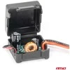 Automobilinis signalo filtras su DC-DC keitikliu ir kištuku 12V – nuo trukdžių AMIO-04101