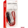 Automobilio maitinimo lizdo adapteris su „krokodilo“ gnybtu 12/24V, 60 cm, AMIO-03802