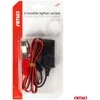 Automobilio maitinimo lizdo adapteris su krokodilo tipo gnybtais 12/24V 100 cm, AMIO-03804