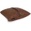 Automobilio pagalvė EVAtech ECO 30x30 cm - ruda / rudos siūlės