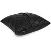 Automobilio pagalvė EVAtech ECO 30x30 cm - juoda / juodos siūlės