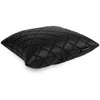 Automobilio pagalvė EVAtech ECO 30x30 cm - juoda / juodos siūlės