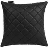 Automobilio pagalvė EVAtech ECO 30x30 cm - juoda / juodos siūlės