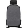 Automobilio sėdynės atlošo apsauga nuo vaikų EVAtech ECO 75x46 cm - pilka / juodi kraštai / pilkos siūlės