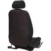 Automobilio sėdynės atlošo apsauga nuo vaikų EVAtech ECO 75x46 cm - juoda / juodi kraštai / raudonos siūlės