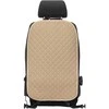 Automobilio sėdynės atlošo apsauga nuo vaikų EVAtech ECO 75x46 cm - smėlio / smėlio kraštai / smėlio siūlės