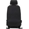 Automobilio sėdynės atlošo apsauga nuo vaikų EVAtech ECO 75x46 cm - juoda / juodi kraštai / juodos siūlės