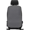 Automobilio sėdynės atlošo apsauga nuo vaikų EVAtech ECO 75x46 cm - pilka / pilki kraštai / pilkos siūlės