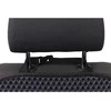 Automobilio sėdynės atlošo apsauga nuo vaikų EVAtech 68x46 cm - pilka / juodi kraštai