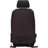 Automobilio sėdynės atlošo apsauga nuo vaikų EVAtech ECO 75x46 cm - juoda / juodi kraštai / raudonos siūlės