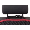 Automobilio sėdynės atlošo apsauga nuo vaikų EVAtech 68x46 cm - juoda / raudoni kraštai
