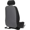 Automobilio sėdynės atlošo apsauga nuo vaikų EVAtech ECO 75x46 cm - pilka / pilki kraštai / pilkos siūlės