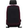 Automobilio sėdynės atlošo apsauga nuo vaikų EVAtech 68x46 cm - juoda / raudoni kraštai