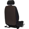Automobilio sėdynės atlošo apsauga nuo vaikų EVAtech 68x46 cm - ruda / rudi kraštai