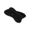 Automobilio sėdynės galvos atramos pagalvė EVAtech 27x16 cm - juoda / juodos siūlės