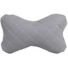 Automobilio sėdynės galvos atramos pagalvė EVAtech ECO 27x16 cm - pilka / pilkos siūlės