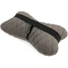 Automobilio sėdynės galvos atramos pagalvė EVAtech 27x16 cm - pilka / pilkos siūlės
